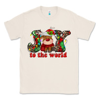 Natural joy to the world christmas deer Classic Tee - MaliasSmallBusiness