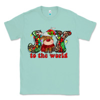 Seafoam joy to the world christmas deer Classic Tee - MaliasSmallBusiness