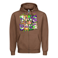 Chestnut king cake mardi gras Zipper Hoodie - CowGirlArtShop