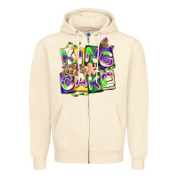 Sandshell king cake mardi gras Zipper Hoodie - CowGirlArtShop