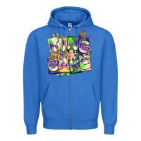 True Royal king cake mardi gras Zipper Hoodie - CowGirlArtShop