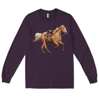 Plum horse body Long Sleeve Tee - RanaPortraitStore