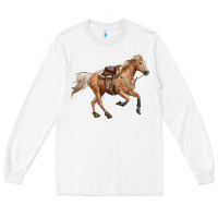 White horse body Long Sleeve Tee - RanaPortraitStore