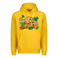 Lemon St. Patricks coffee cups Premium Hoodie - HowdyJamesFarm