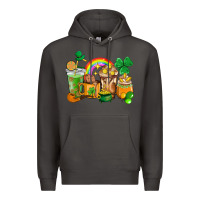 Smoke St. Patricks coffee cups Premium Hoodie - HowdyJamesFarm