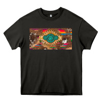 Asphalt western gemstone and leopard with serape licanse plate Heavy Core Tee - Artiststas