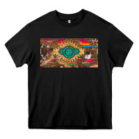 Black western gemstone and leopard with serape licanse plate Heavy Core Tee - Artiststas