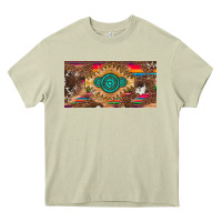 Mossy western gemstone and leopard with serape licanse plate Heavy Core Tee - Artiststas