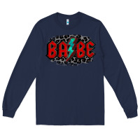 Navy lightning bolt babe Long Sleeve Tee - Jasminsmagicworld
