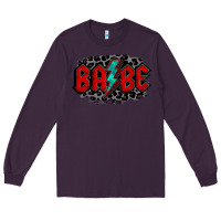 Plum lightning bolt babe Long Sleeve Tee - Jasminsmagicworld