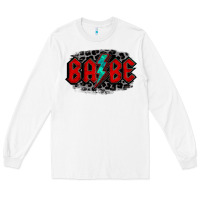 White lightning bolt babe Long Sleeve Tee - Jasminsmagicworld