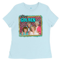 Baby Blue golden girls stay golden Ladies Tee - AdoDesignShop