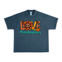 Midnight Navy love thanksgiving bbs Urban Heavy Tee - BundleAndBundleShop