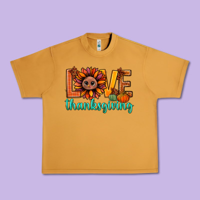 Love Thanksgiving Bbs Urban Heavy Tee Designed By Bundleandbundleshop