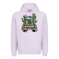Lilac farm truck, Premium Hoodie - JahusDesignShop