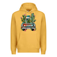 Mustard farm truck, Premium Hoodie - JahusDesignShop