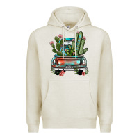 Oatmeal Heather farm truck, Premium Hoodie - JahusDesignShop