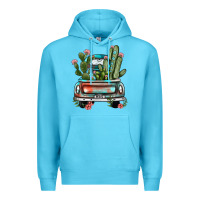 Ocean Blue farm truck, Premium Hoodie - JahusDesignShop