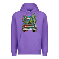 Purple farm truck, Premium Hoodie - JahusDesignShop