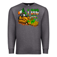Charcoal Heather I dig you St. Patrick's Premium Sweatshirt - OliviaCreatesArt