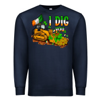 Navy I dig you St. Patrick's Premium Sweatshirt - OliviaCreatesArt