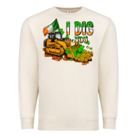 Sandshell I dig you St. Patrick's Premium Sweatshirt - OliviaCreatesArt