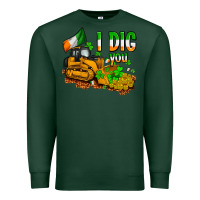 Sports Green I dig you St. Patrick's Premium Sweatshirt - OliviaCreatesArt