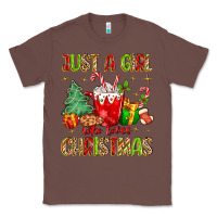 Chestnut just a girl who loves christmas Classic Tee - MaliasSmallBusiness