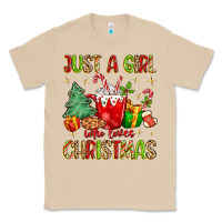 Mushroom just a girl who loves christmas Classic Tee - MaliasSmallBusiness