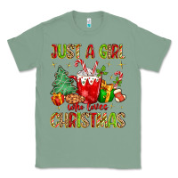 Sage just a girl who loves christmas Classic Tee - MaliasSmallBusiness
