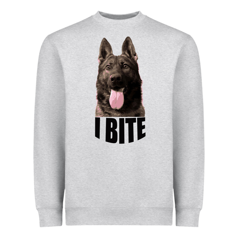 I Bite Heavyweight Sweatshirt by Bettercallsaul | Teevron