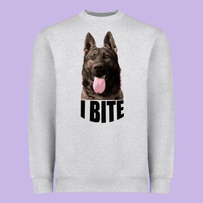 I Bite Heavyweight Sweatshirt Designed By Bettercallsaul