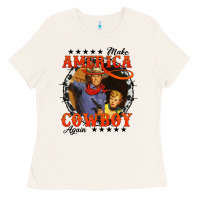 Bone make america cowboy again Ladies Tee - AdoDesignShop