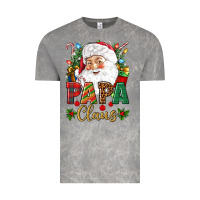 Cloud Rock Papa Claus Christmas Vintage Tee - NancyCooperArtShop