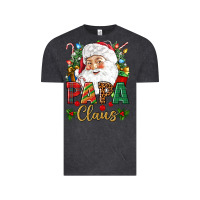 Vintage Black Papa Claus Christmas Vintage Tee - NancyCooperArtShop
