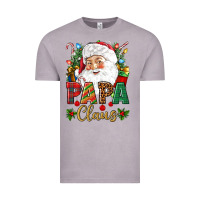 Vintage Zinc Papa Claus Christmas Vintage Tee - NancyCooperArtShop