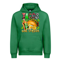Emerald Tacos And Tequila Urban Hoodie - CowhideDigitalArt