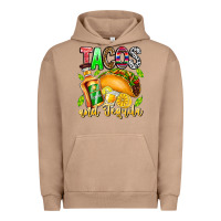 Pigment Burro Tacos And Tequila Urban Hoodie - CowhideDigitalArt