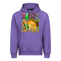 Tulip Tacos And Tequila Urban Hoodie - CowhideDigitalArt
