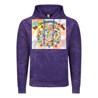 Cloud Purple im fine everything is fine with lights Vintage Hoodie - MaliasSmallBusiness