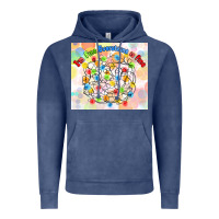 Vintage Denim im fine everything is fine with lights Vintage Hoodie - MaliasSmallBusiness