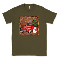 Army Green christmas truck coaster Classic Tee - JahusDesignShop