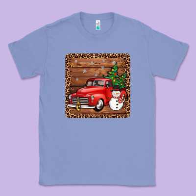 Christmas Truck Coaster Classic Tee Designed By Jahusdesignshop