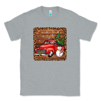 Heather Grey christmas truck coaster Classic Tee - JahusDesignShop