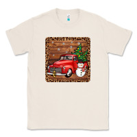 Natural christmas truck coaster Classic Tee - JahusDesignShop