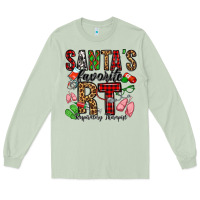 Matcha santa's favorite rt respiratory therapist Long Sleeve Tee - Jasminsmagicworld