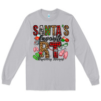 Moon Dust santa's favorite rt respiratory therapist Long Sleeve Tee - Jasminsmagicworld