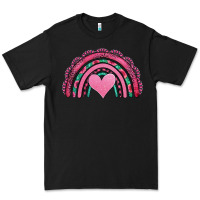 Black valentines day pink gemstones rainbow Premium Tee - Jasminsmagicworld