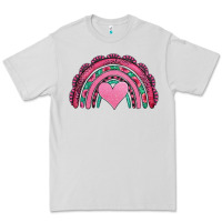 Dove Grey valentines day pink gemstones rainbow Premium Tee - Jasminsmagicworld