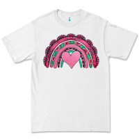 White valentines day pink gemstones rainbow Premium Tee - Jasminsmagicworld